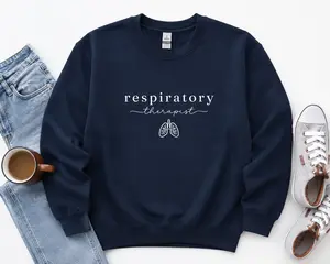 Respiratory Therapy Short Sleeve T-SHIRT or  Sweatshirt RT Gift For Registered Respiratory Therapist Crewneck New Grad RRT Sweater Respiratory Nurse Student Week Tee