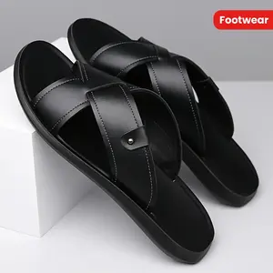 Men's Fashion slide sandals-casual, trendy open-toe summer footwear with durable design for outdoor use