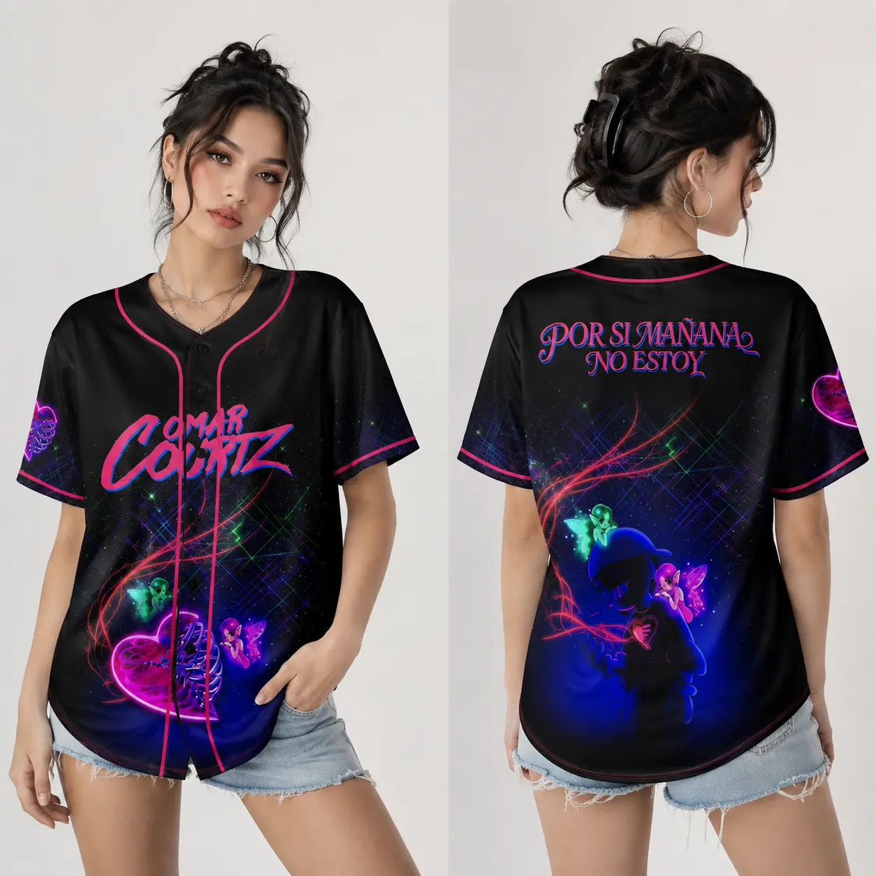 Omar Courtz Shirt, Omar Courtz Por Si Mañana No Estoy Tour 2026 Limited Jersey, No Estoy World Tour 2026 Jersey, Fan Gift Shirt