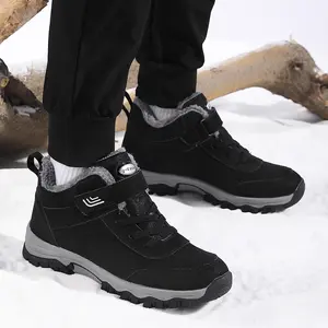 High Top Winter Cotton Boots Fleece Lined Thickened Non Slip Snow Boots for Men & Women
