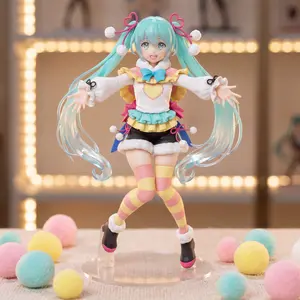 18cm Hatsune Miku Winter Image PVC Anime Figure Official Figurine Collectible Model Table Ornament Fan Collection Holiday & Birthday Gifts