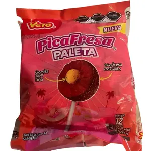 Pica fresa Pineapple with Chili Powder Vero paleta 12 Pieces