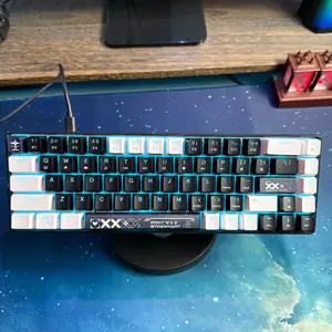 60% Mechanical Gaming Keyboard Gamers Mechanical Keyboard With Blue Switches Red Switches Portable 68 Key Percent Gaming Keyboard Wired Mechanical Keyboard for PC Laptop