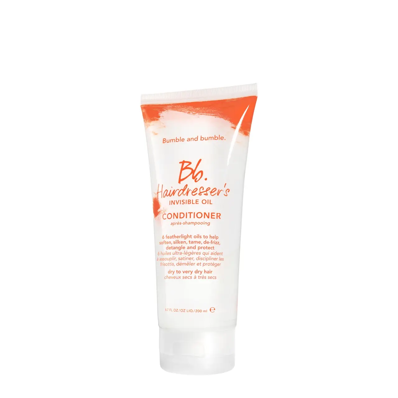 [Bumble and bumble.] Hairdresser's Invisible Oil Hydrating Conditioner  | Anti Frizz, Adds Shine Color Safe, For All Curly, Wavy, Straight Hair Types, With Coconut Grapeseed Argan Oil
