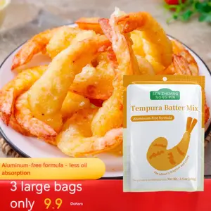 Senzhuang Agricultural Products Japanese Cuisine Premixed Fried Powder, Tempura Powder 100g, Fried Vegetables, Chicken Wing Coating, Fried Shrimp