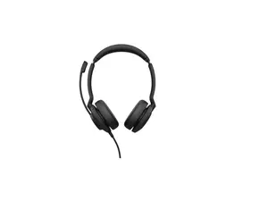 Jabra Evolve2 30 SE (2025 Version) Wired Dual-Ear Headphones with Microphone for Work – Computer Headset - USB-A and USB-C Cable - Microsoft Teams Certified - Goes with All Meeting Platforms – Black