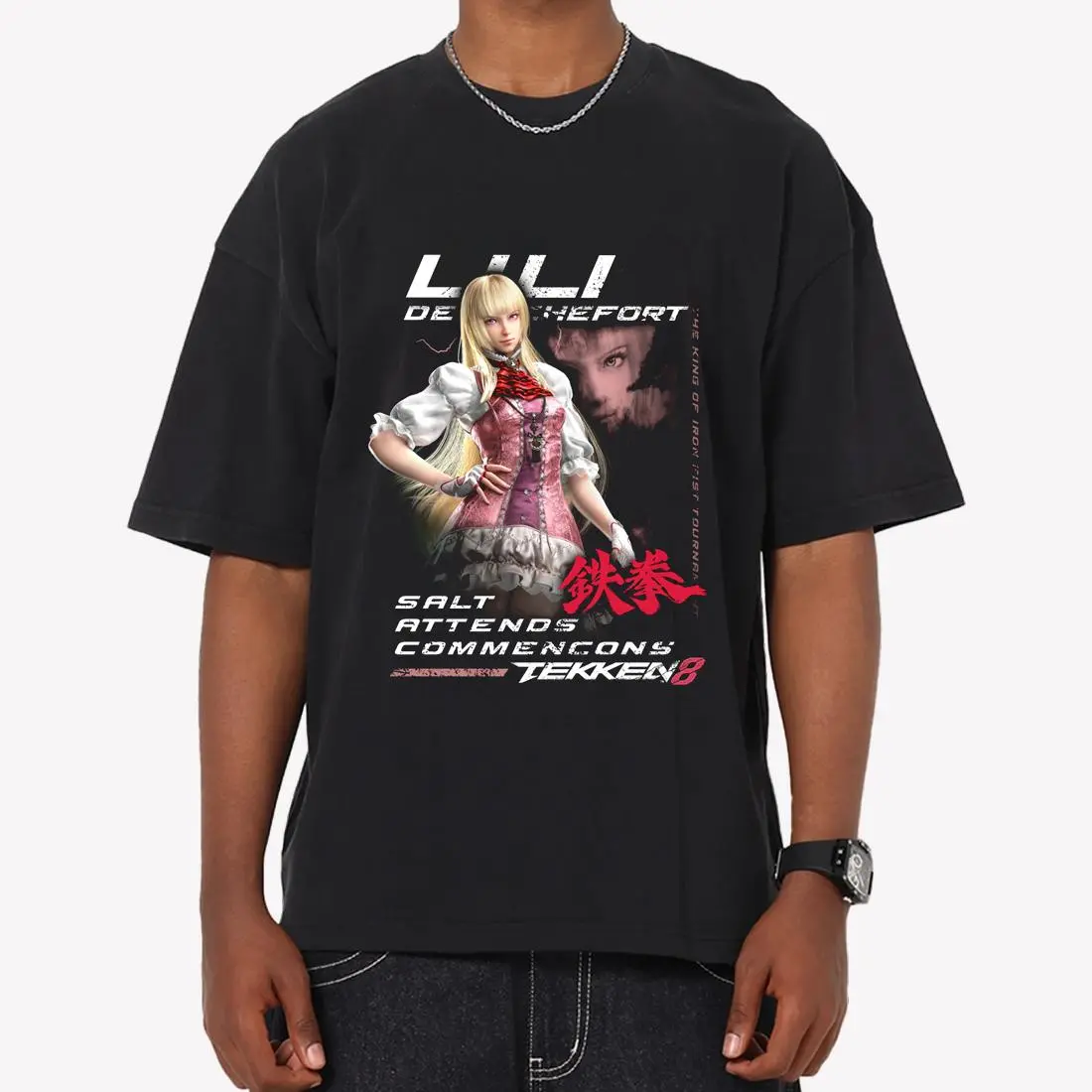 TEKKEN 8 LILI LARGE PRINT T-SHIRT