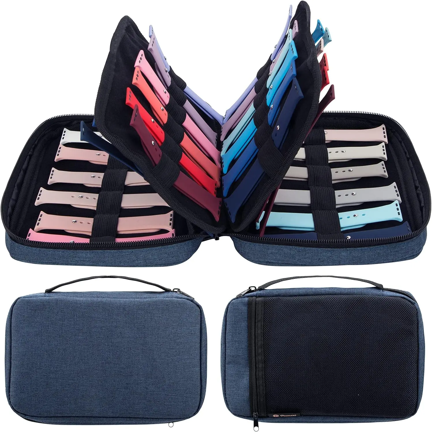 36 Watch Bands Storage Case - Holds 36 Bands, Fits  Sizes, Organizer for Watch Straps & Accessories