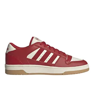 adidas Mens Break Start Lace Up Sneakers Shoes Casual - Red