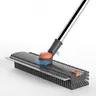 Floor Scrub Brush with Long Handle, cleaning brush,3 in 1 Scrape and Heavy-Duty Stiff Bristle Scrubber Brush for Cleaning Shower Bathroom, Patio, Garage, Kitchen, Wall and Deck