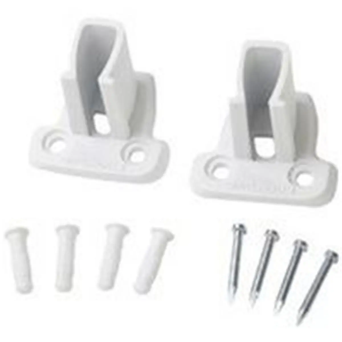 212 MAIN Resin Closetmaid 6641 Low-Profile Wall-Side Bracket, Wall-Mounting Household Appliance Accessory