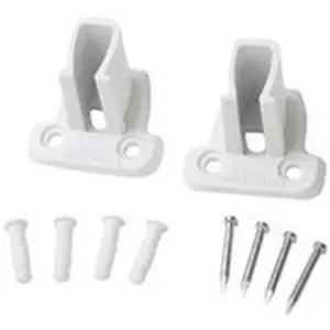 212 MAIN Resin Closetmaid 6641 Low-Profile Wall-Side Bracket, Wall-Mounting Household Appliance Accessory