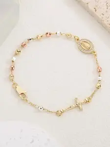 Elegant Women's Bracelet, Cross Element Design, Elegant Bangle, Exquisite Bangle, Fashionable and Durable, Perfect for Daily Wear, Parties, Birthday Gifts, Comfortable and Fade-Resistant