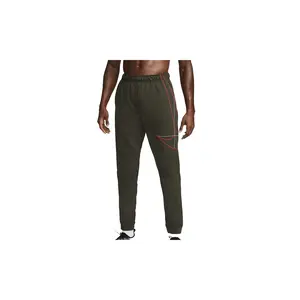 Dri-fit Men's Fleece TapeRunning Pants "Sequoia/Picante Red" DQ6614 355