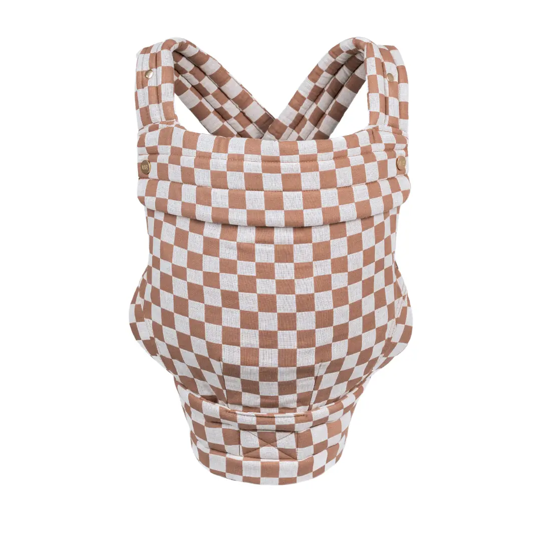 The Monarch Carrier - Mocha Check Ergonomic Lightweight
