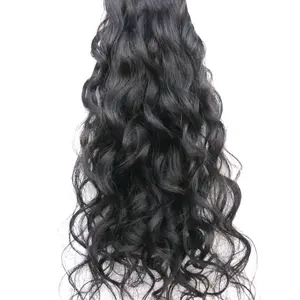 Raw Indian virgin unprocessed temples human hair