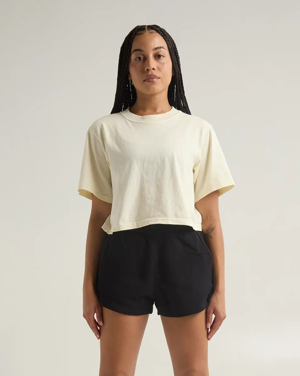 Women's Garment Dye Fleece Shorts