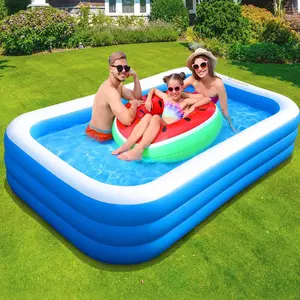 Large oversized thickened outdoor inflatable pool, kids ocean ball swimming pool, perfect for summer water parties, foldable and easy to store.