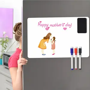 Magnetic Flexible Refrigerator Whiteboard, 72" x 40" Large Dry Erase Board Sheet for Creating to-do Lists and Schedules, Includes 3 Markers and 1 Eraser kitchen office whiteboard fridge decor
