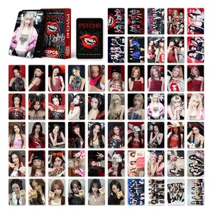 92 Pieces Babymonster Small Cards Psycho New Album Kpop Merchandise Lomo Cards, Photocard, Collectible Fan Items, Officially Licensed Products