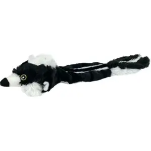 Vibrant Life Stuffing Free Skunk Dog Toy with Squeaky Ball, 20 inches