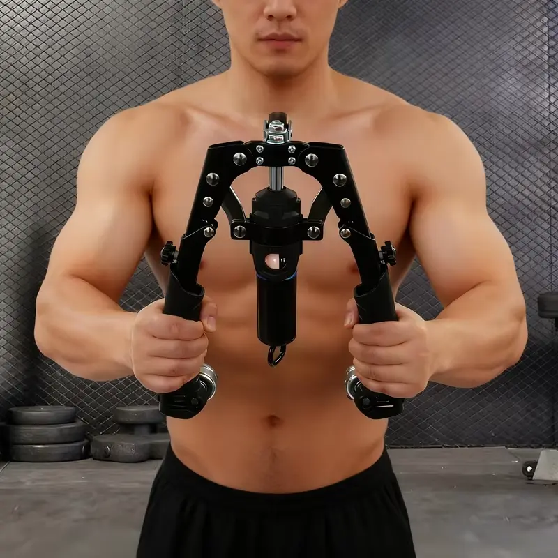 Hydraulic Power Twister Spin Button Arm Blaster Forearm Workout Equipment Adjustable 22-440lbs for Arms, Legs, Biceps, Etc