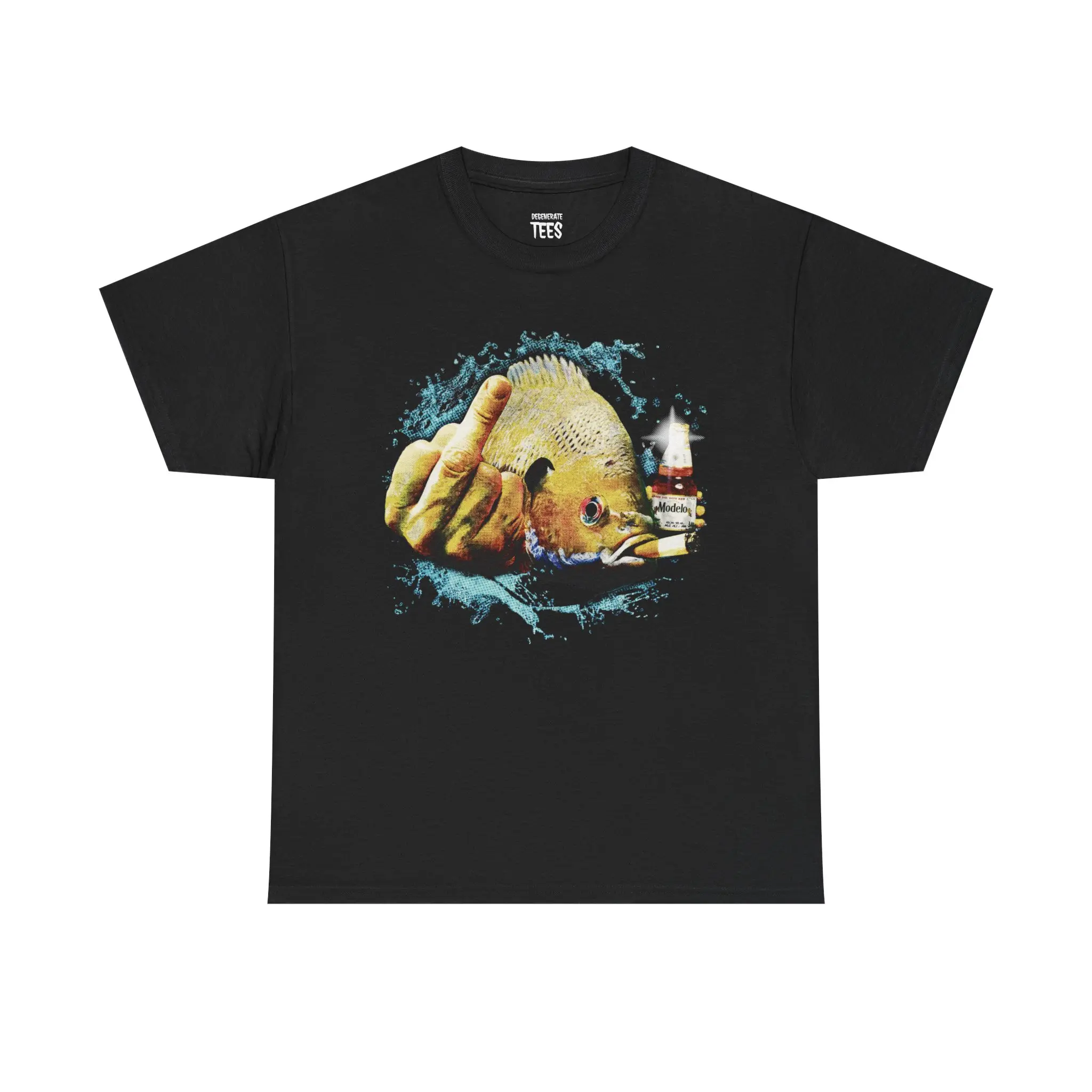 Dope Bluegill Shirt – Fish Middle Finger Graphic Tee, Funny Fishing Shirt