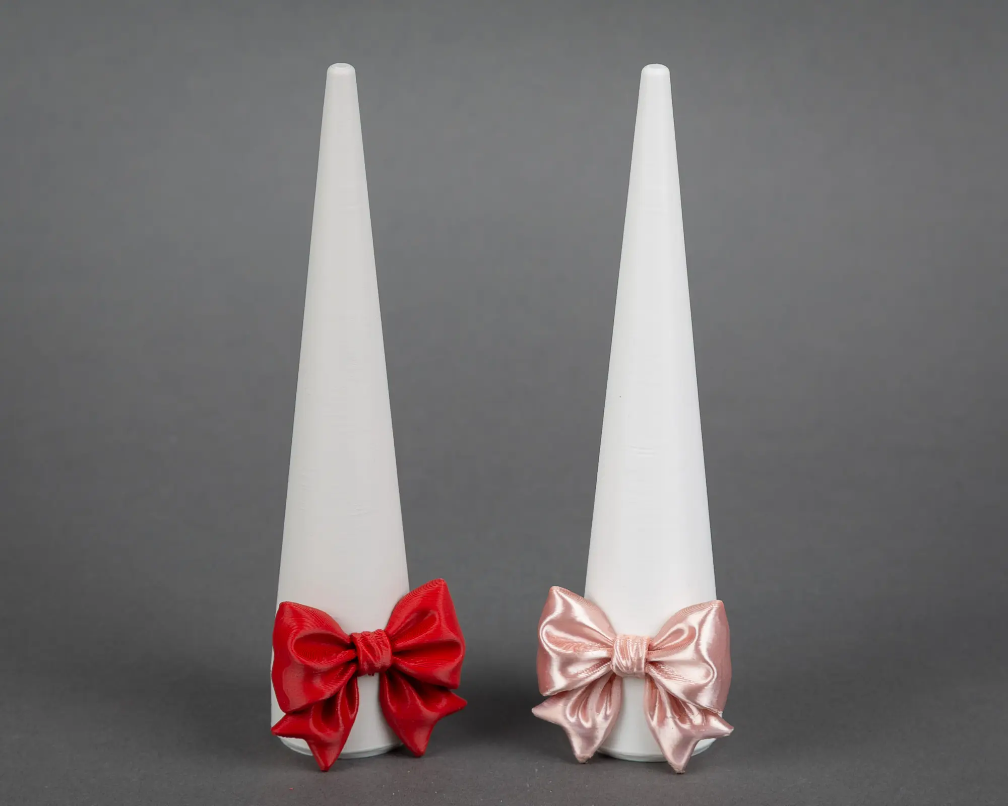 Ring Display Cone, Cute Bow 3D Printed