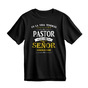 camisa cristianas para pastor Spanish christian T-Shirt