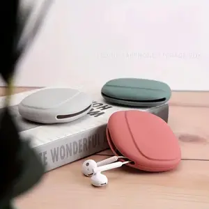 Silicone Cable Organizer Pouch, 3 Counts Portable Travel Cord Storage Bag, Lightweight Accessory Necklace Holder, Headphone Storage, Earphone Storage Bag
