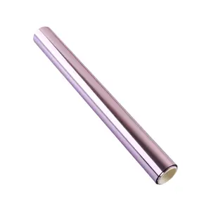 1 Roll 19.3cmx5m Colorful Toner Reactive Foils by Laser Printer and Laminator Paper Holographic Heat Transfer Crafts Foils For Card Craft Making