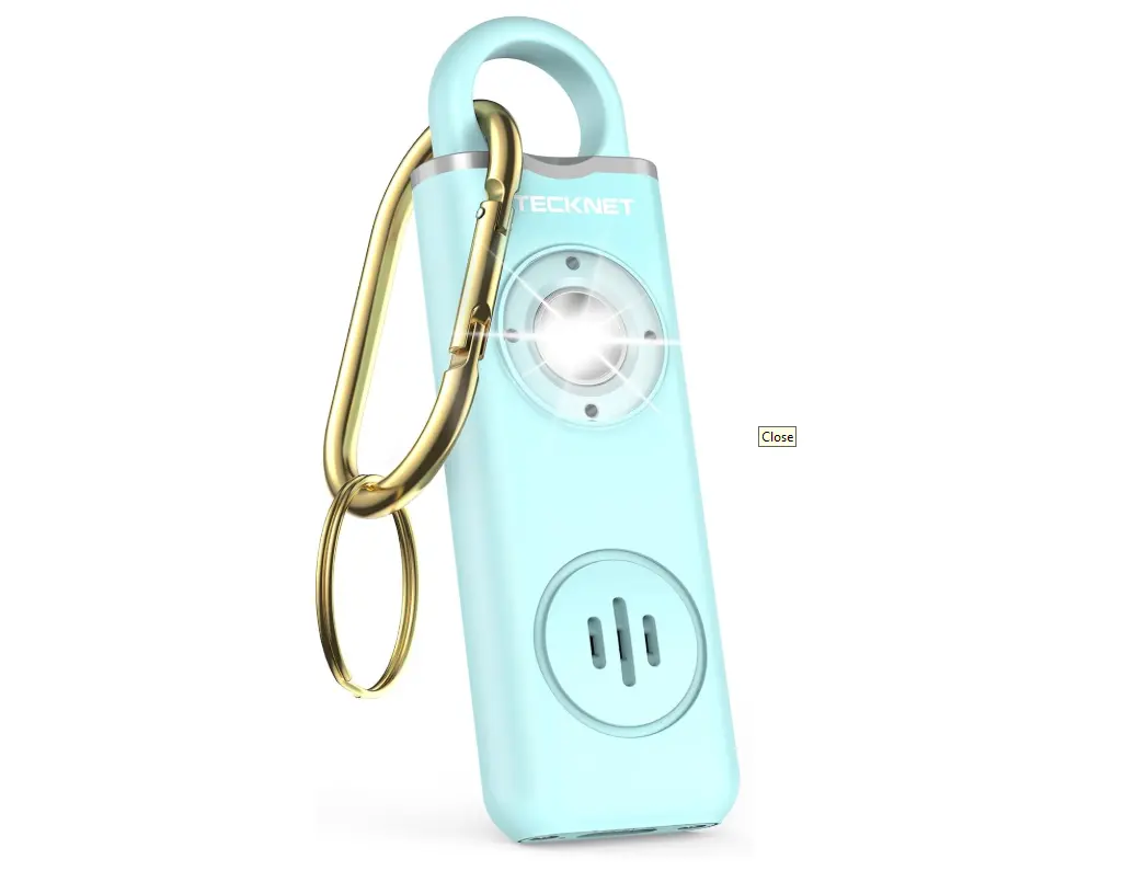 Rechargeable Personal Safety Alarm for Women, 130dB Self Defense Keychain Alarm with SOS Strobe Light, Low Battery Notice, Personal Alarm Loud Siren Safety Keychain for Girls Kids Elderly
