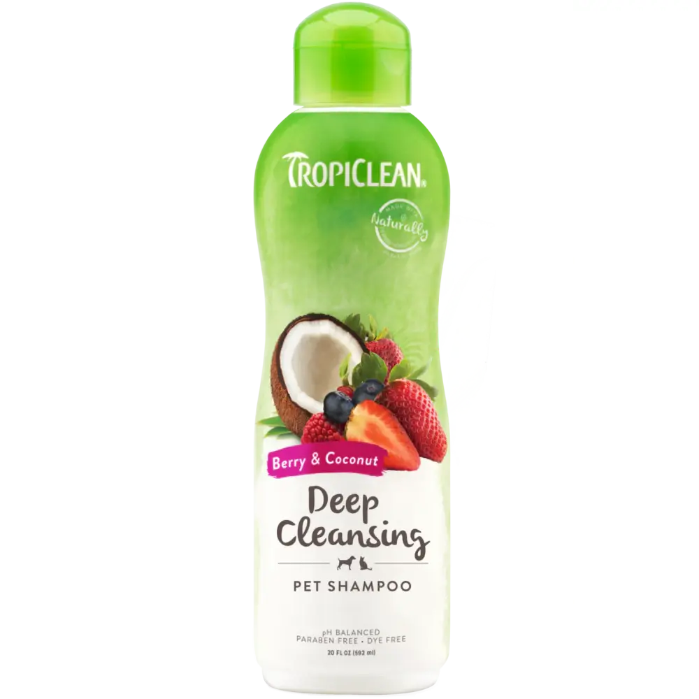 TropiClean Berry & Coconut Deep Cleansing Shampoo for Pets