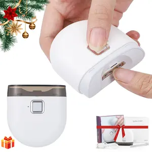 Electric Nail Clippers Automatic Trimmer with LED Light, Dual Speed Adjustable, Professional Manicure Tool for Kids & Adults, Nail Trimmer File