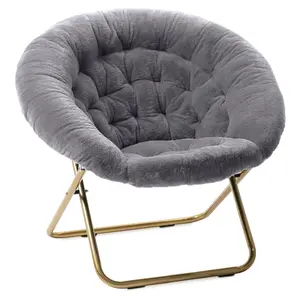 Cozy Faux Fur Saucer Chair X-Large
