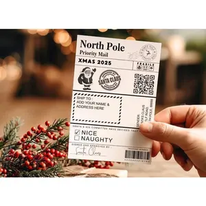 From Santa Christmas Labels