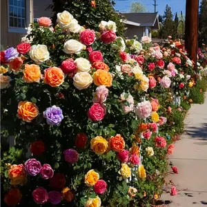 200+ Mixed Rose Seeds - Beginner-friendly, can be planted indoors and outdoors, stress-relieving and therapeutic planting experience, a must-have for home decoration