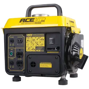 Portable Generator with 1200 Peak Watts, Powered by Gas, Featuring a Compact Handle for Camping, Home, And Emergency Situations