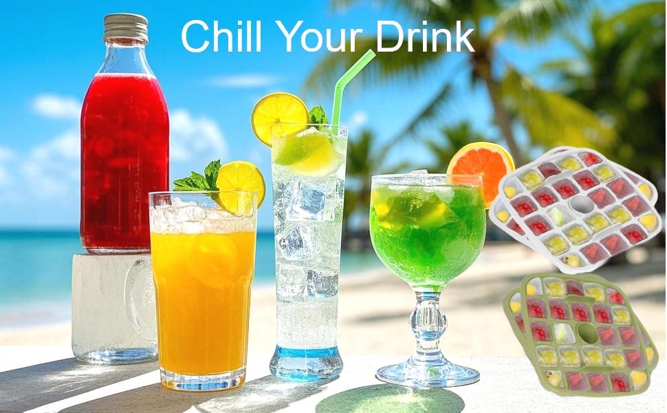 Reusable Ice Cube Tray Set with Lid & Storage Bin for Freezer, Ice Maker Mold with Ice Tongs, Leakproof Ice Container for Whiskey, Cocktail, Coffee, Beer Drinks, Practical Kitchen & Bar Utensil Gadgets