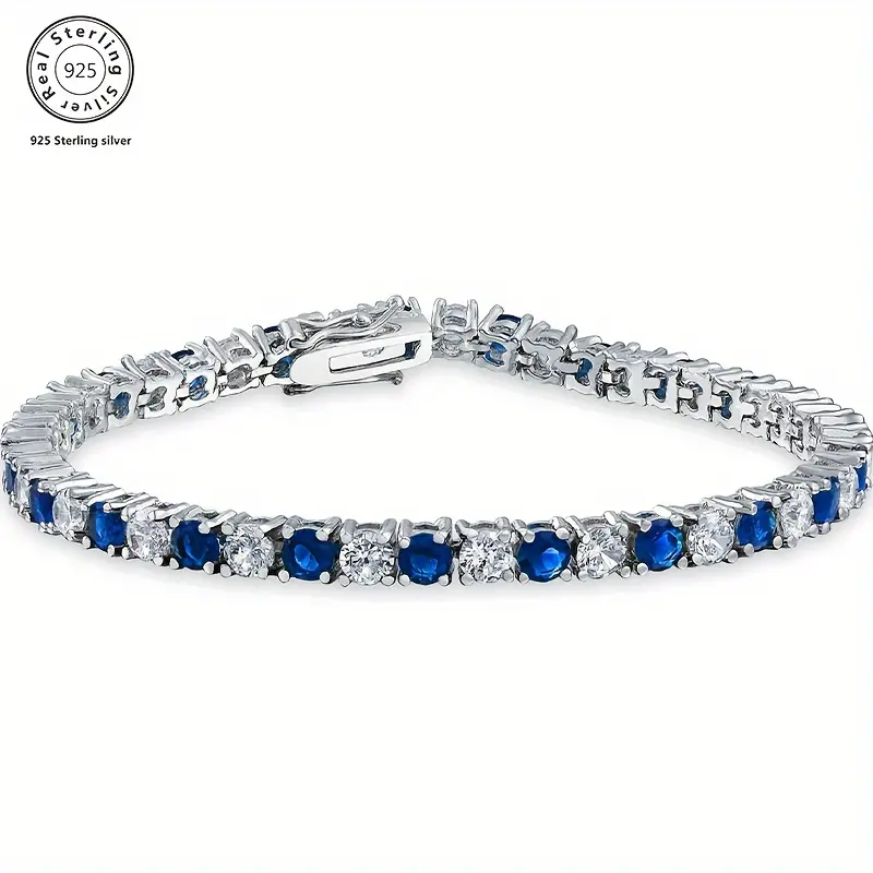 925 Silver Bangle Bracelet for Women, Handmade Luxury Vintage Jewelry with Moissanite, 1pc Female Anniversary & Valentine's Day Gift, 925 Real Silver Bracelets & Bangles, Synthetic Lab-Created Moissanite Bracelets & Bangles