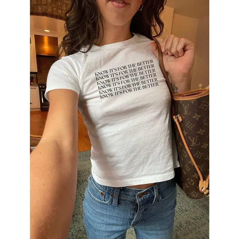 Phoebe Bridges Shirt, Know It's For the Better Graphic TShirt, Phoebe Bridgers Merch Baby Tee, Pheobe Bridgers Fan, Farewell Tour, Vintage