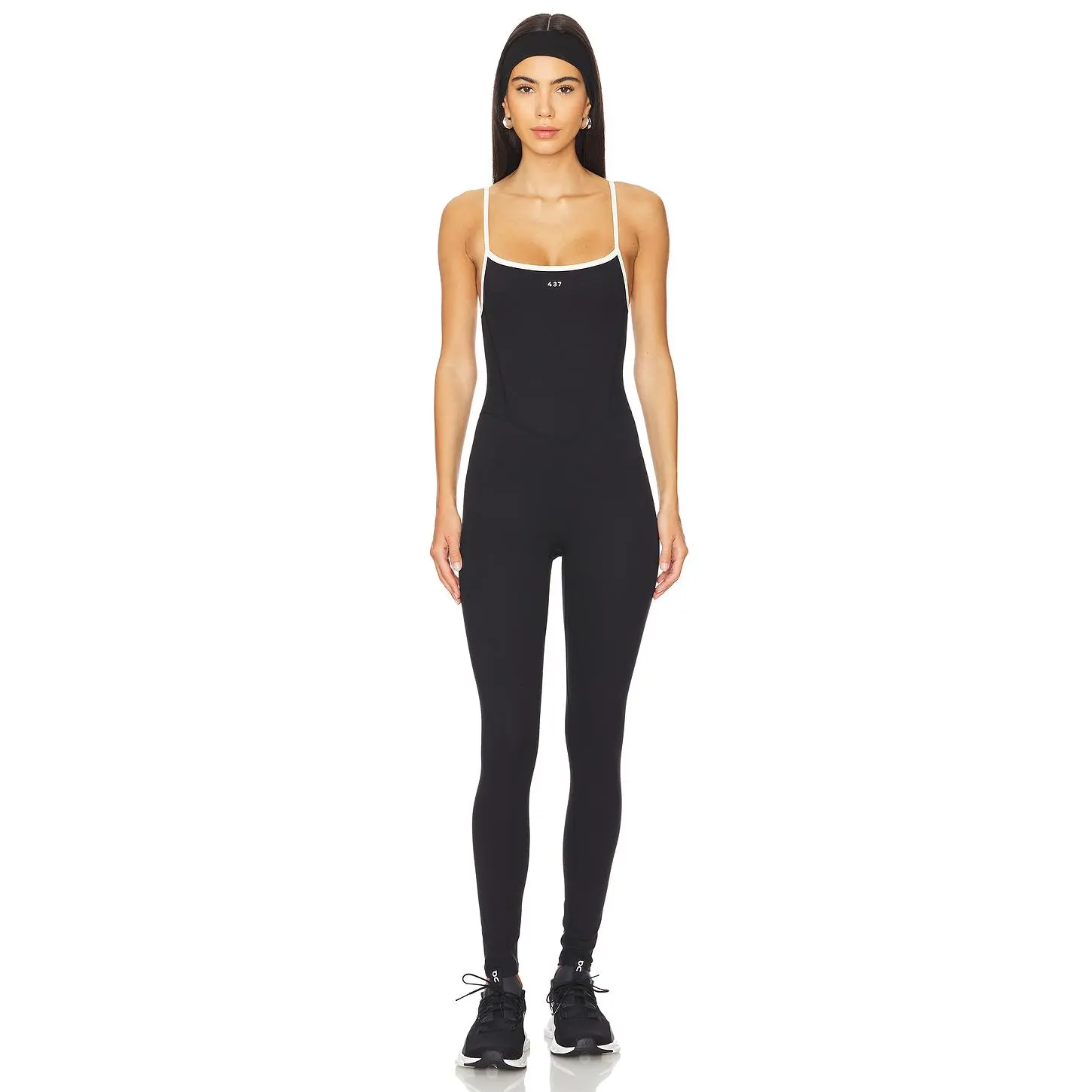 437 The Onesie in Black & Creme 437 The Onesie in Black & Creme
