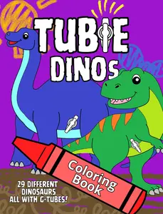 Tubie Dinos Coloring Book