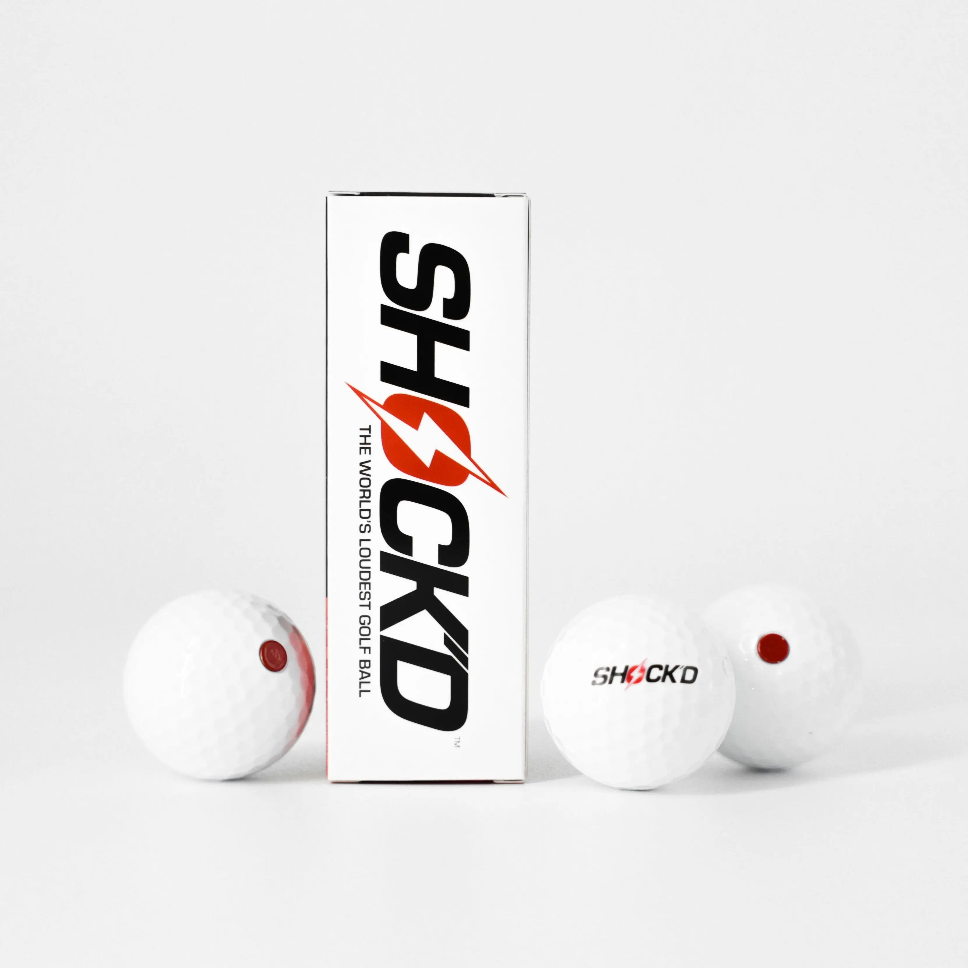 SHOCK'D Golf Balls SHOCK'D Golf Balls