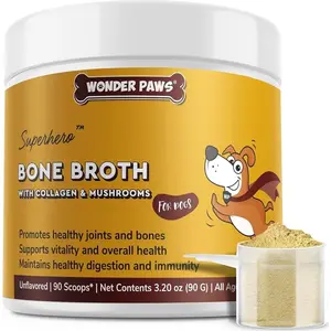 Bone Broth for Dogs – Bone Broth Powder with Organic Mushrooms - 3.20 oz