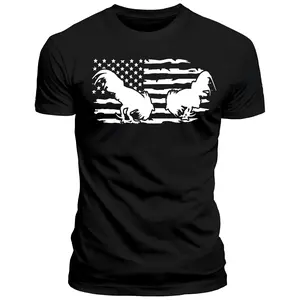 American Flag Gamefowl Cockfighting Rooster Shirt