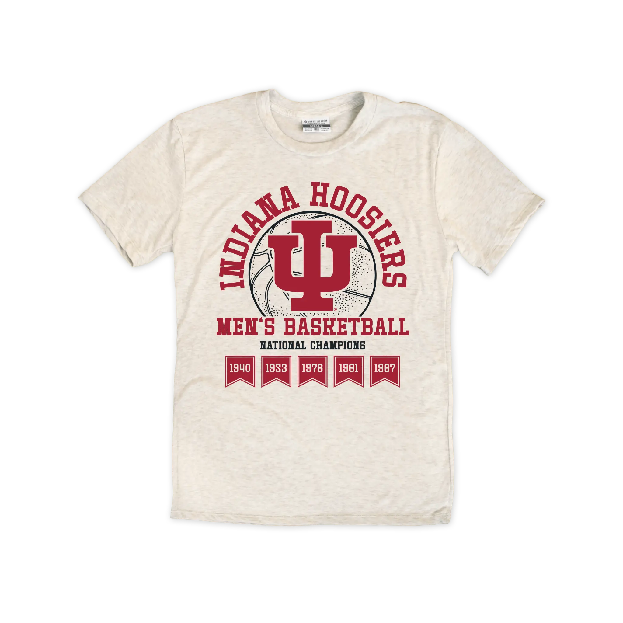 Indiana Hoosiers Men's Basketball Champs Tee