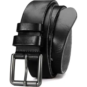 Full Grain Leather Belt for Men - 1.5“ Mens Belts Casual with Genuine Leather - Handcrafted Elegance for Your Wardrobe