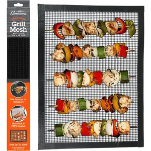 Camerons Grilling Mesh - Heavy Duty 100% Non-Stick Reusable - Outdoor BBQ Grill & Indoor Oven - Perfect for Thanksgiving Turkey and Dinner