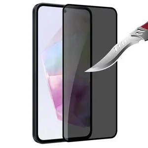 Durable Privacy Tempered Glass Screen Protector for iPhone 13,14,15,16,17 Pro Max - Smartphone, Cellphone, Handheld Device Full-Cover Protective Covers with Easy Installation (iPhone Only)